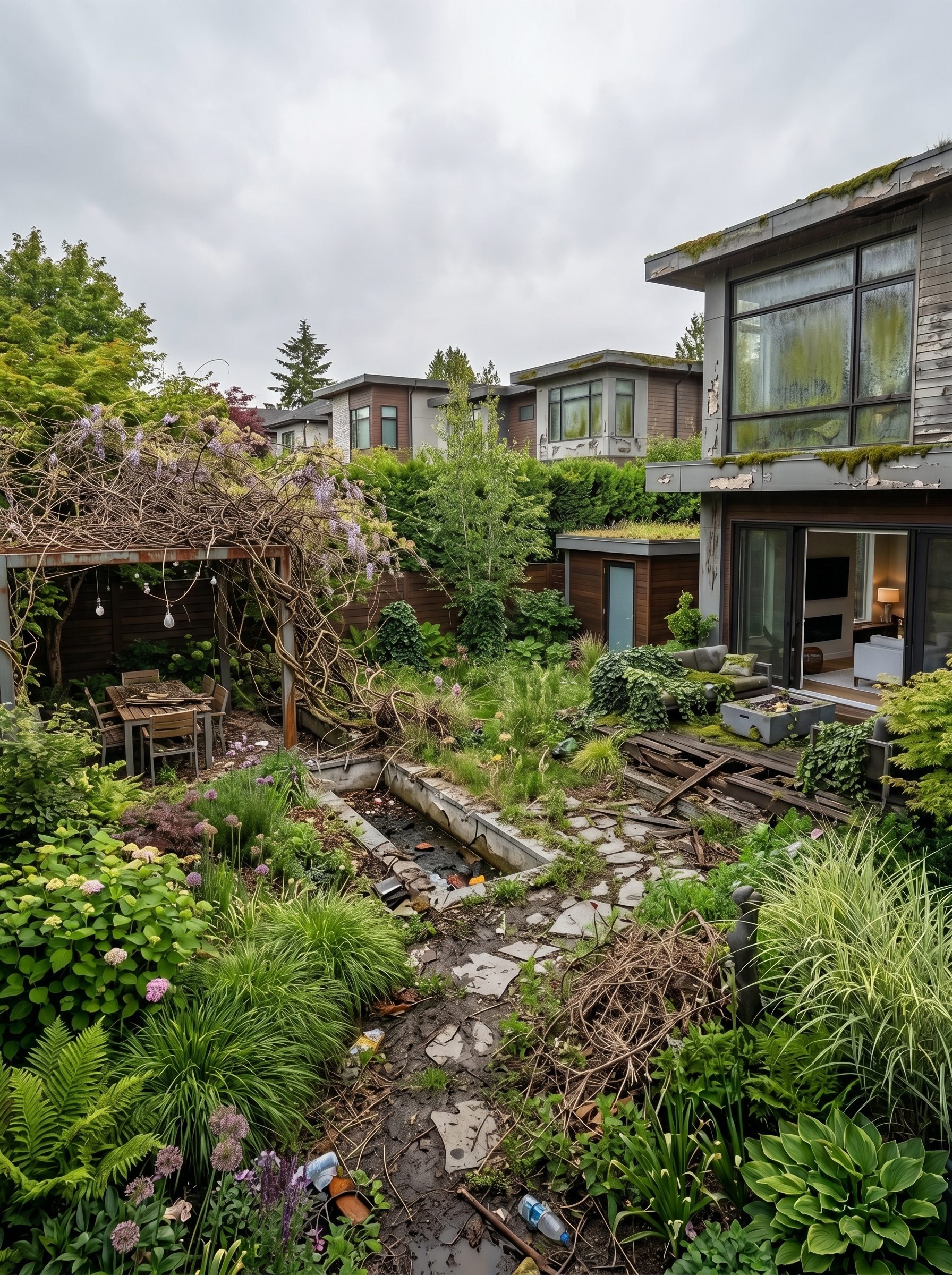 Moderner Designgarten in Stuttgart mit stilvoller Gartengestaltung, hochwertiger Bepflanzung und exklusivem Garten- und Landschaftsbau